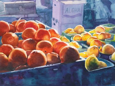 Citrus Bliss watercolor or oranges and lemons